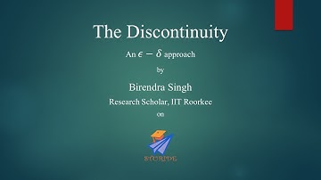 The Discontinuity - An epsilon-delta approach - sturide