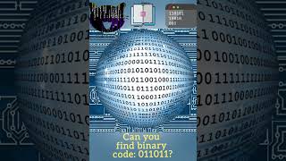 Can you find binary code: 011011 