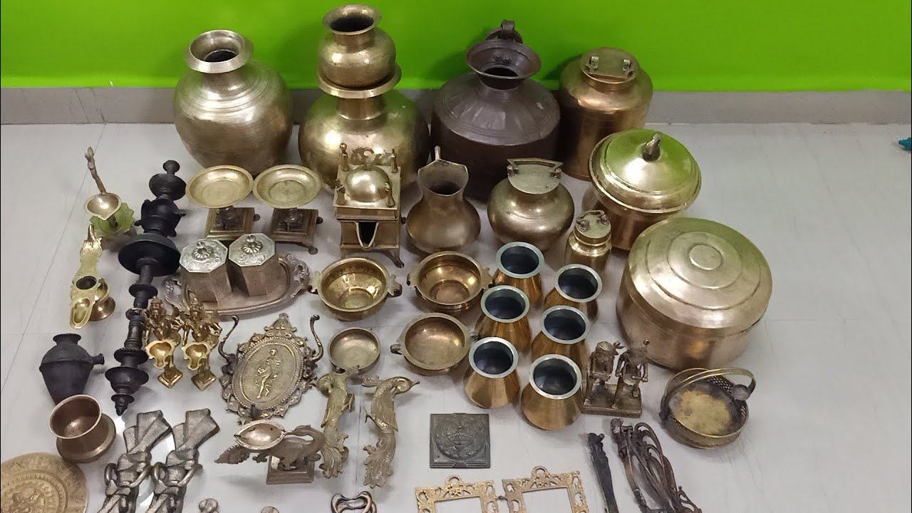 Old Antique kitchen items/Brass Metal/Pune Juna Bazar/FOR SALE YouTube