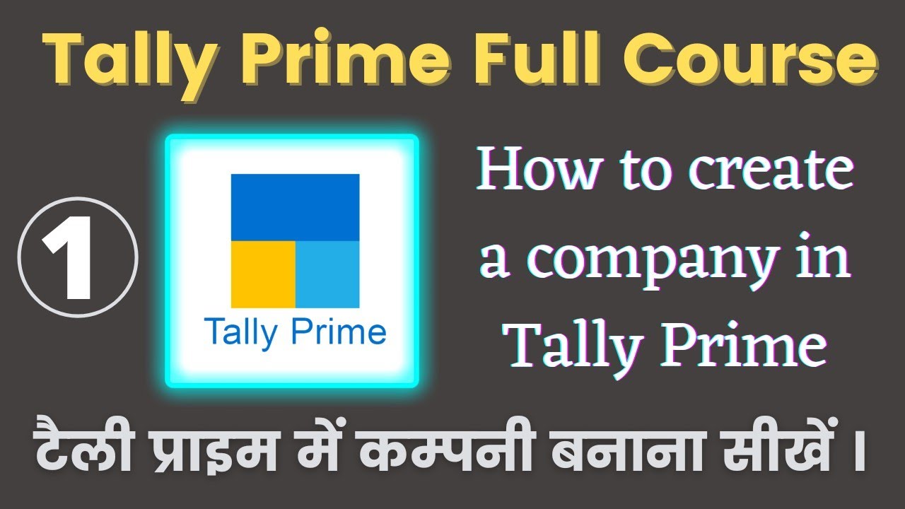How to create a company in tally prime ! Tally prime tutorials ! tally ...