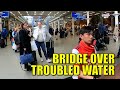 Playing Bridge Over Troubled Water in Public | Cole Lam 15 Years Old