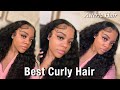BEST CURLY HAIR FOR FALL 💕 DETAILED WATER WAVE FRONTAL WIG INSTALL | ASTERIA HAIR