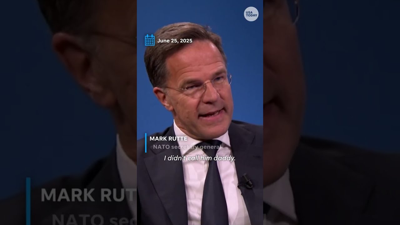 NATO Chief Denies Calling Trump Daddy During Alliance Summit