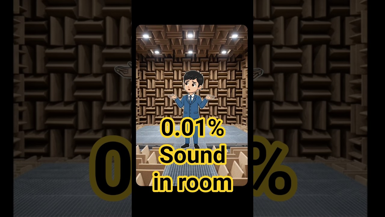 The World’s Quietest Room #facts #science #shorts