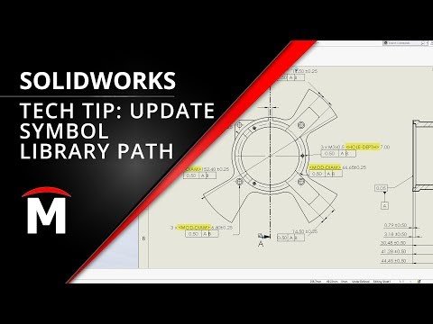 SOLIDWORKS Tech Tip: Correcting Symbol Library Location