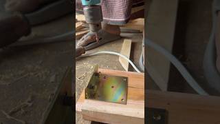 Installing A Hinge On Wood.