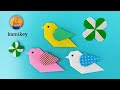 【折り紙】インコ／ことり　Bird Origami (カミキィ kamikey)