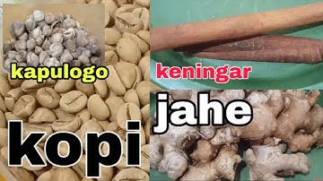 MEMBUAT KOPI JAHE REMPAH #kopihitam 🔴
