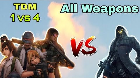 Solo 40 Kills in 1v4 TDM Match | All Weapons Challenge | They Call Me Hacker | IBstyle Gaming