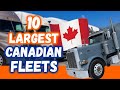 Les 10 plus grandes flottes de camions au canada en 2022