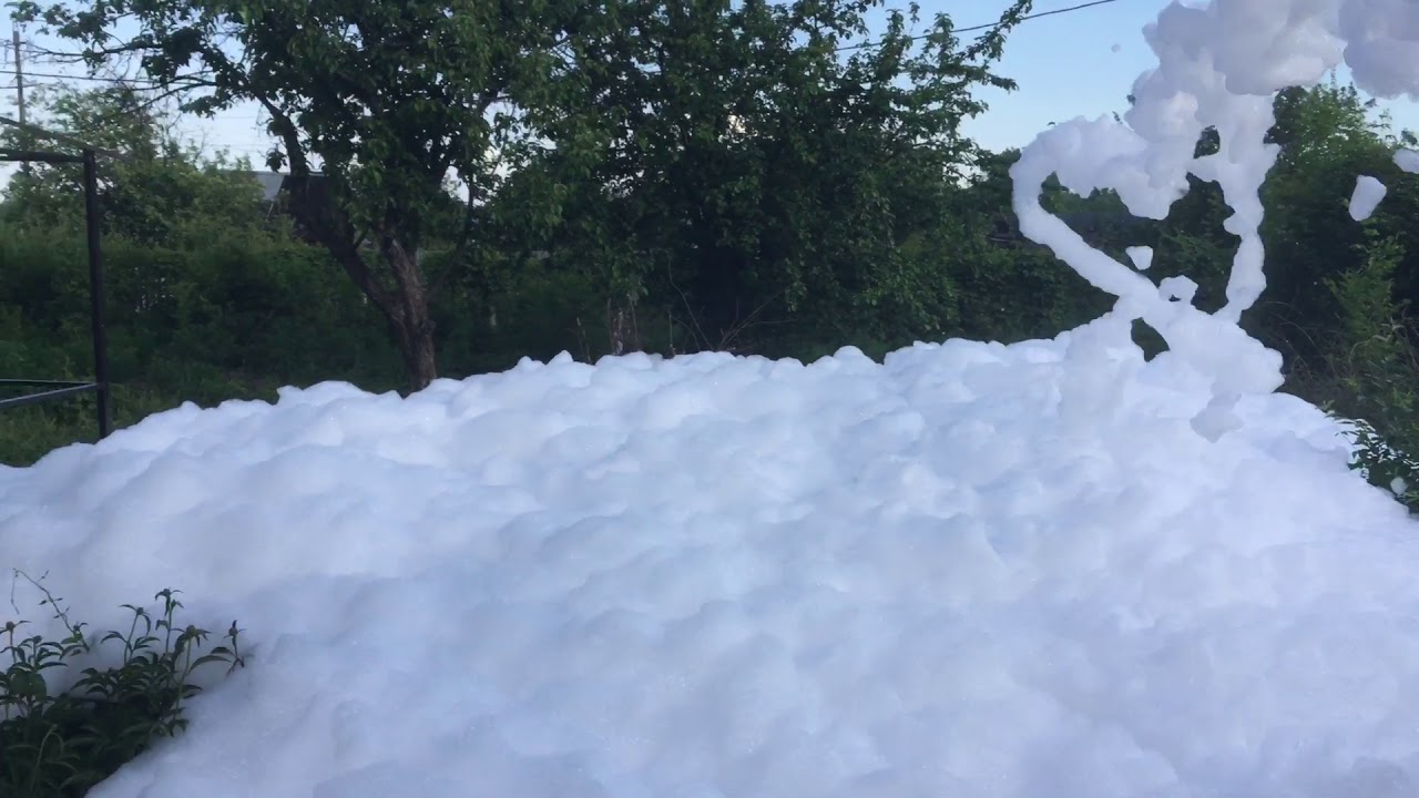 Пеногенератор Мелафон спецэффекты - YouTube