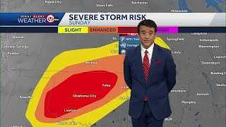 Risk for severe storms overnight