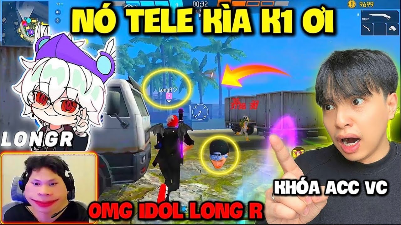Trận Cuối Lên 999 Sao “K1 Đá Live Idol Jeeker Bất Ngờ Gặp Long R” Diệt Team Xài Đồ Tele Và Cái Kết??