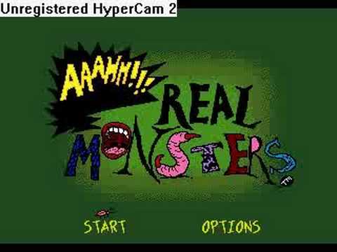 AAAHH!!! Real Monsters Intro Sega Genesis