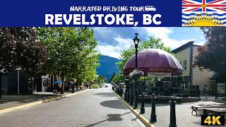 🏔️ Revelstoke, British Columbia 🚗 4K Drive
