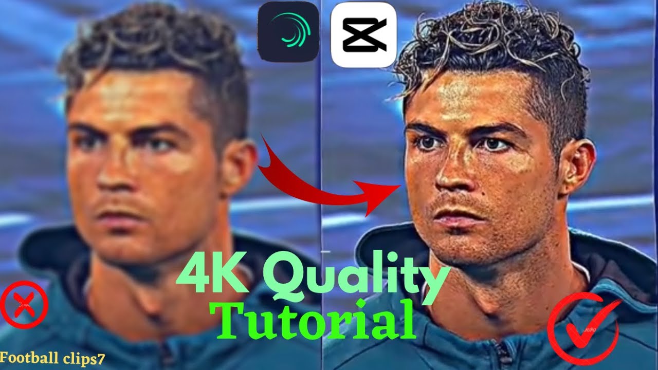 How to get 4K quality football edits in CapCut und Alight Motion - YouTube