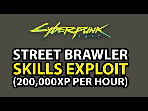 *NEW* Street Brawler Skills Exploit (200,000xp Per hour) in Cyberpunk2077