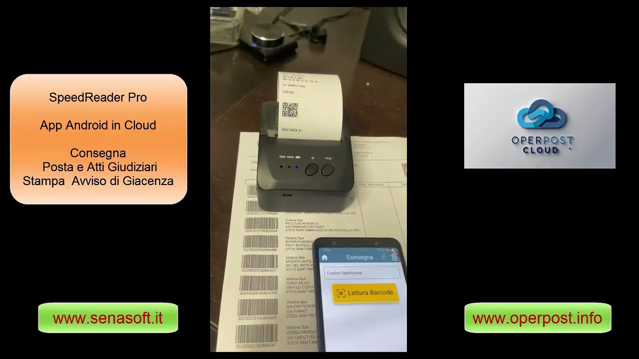 App SpeedReader Pro -  Consegna Posta e Atti Giudiziari