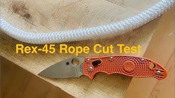 CPM Rex-45 - edge retention test