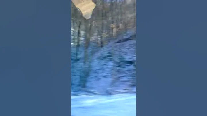 Traveling through the snowy mountains!