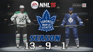 NHL 15: Toronto Maple Leafs Season ep. 25 Kari 2 Good / Dallas
