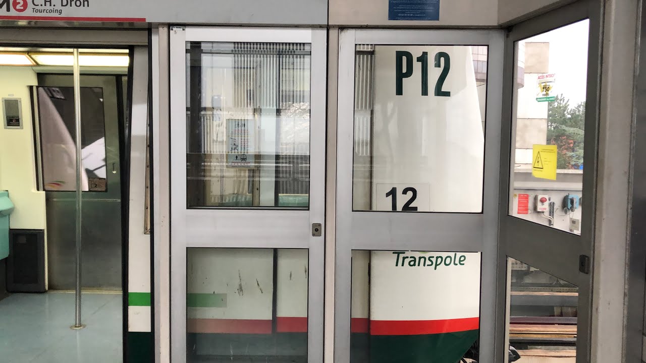 [ MÉTRO LILLE LIGNE 2 🔴]. Trajet à bord de la Rame HP 12.