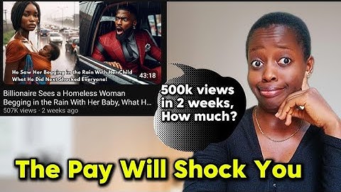 What YouTube Pays African Folktale Channels / The rpm and cpm will shock you / what YouTube paid me