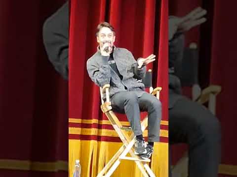 Lin-Manuel Miranda talk with Blue Beetle director, Angel Manuel Soto