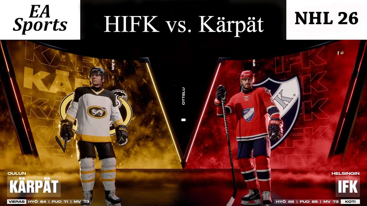 NHL 26 - Liiga - HIFK vs. Kärpät