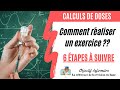 Comment raliser un exercice de calcul de dose infirmier  ifsi