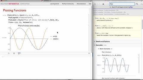 Mathematica Plotting Functions