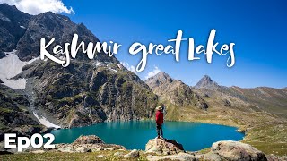 kashmir Great Lakes Trek,  KGL Trek, Vishansar to Gangbal || Ep02