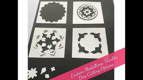 Eastern Medallions Thinlits Dies Cutting Options