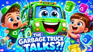 The Talking Garbage Truck Song! lean Up Dance for Kids | Fun Preschool Songs