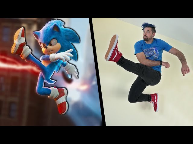 Stunts From SONIC In Real Life (Sonic The Hedgehog Movie) class=