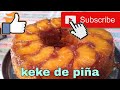 keke de piña* paso a pasa para principiantes en la repostería.