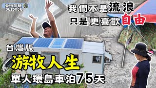 退休環島75天台灣版游牧人生【13萬打造外推式的家|小空間推出大格局｜穿透採光與大自然為家】小霸王Porter Pro | Hyundai ｜Vanlife《憂娘駕駛Outdoor》