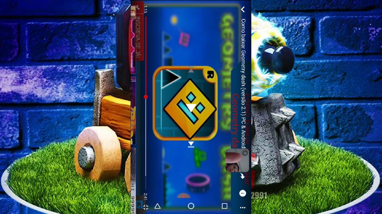 Ensinando como baixar e jogar geomatry dash - YouTube