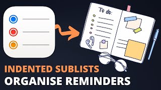 Organise Your Reminders in a Better Way! Indented Sublists in Reminder App screenshot 5