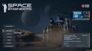 Episode 1 Space Engineers   tutorial menus