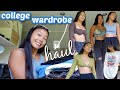 COLLEGE CLOSET!! *freshman year clothing haul*