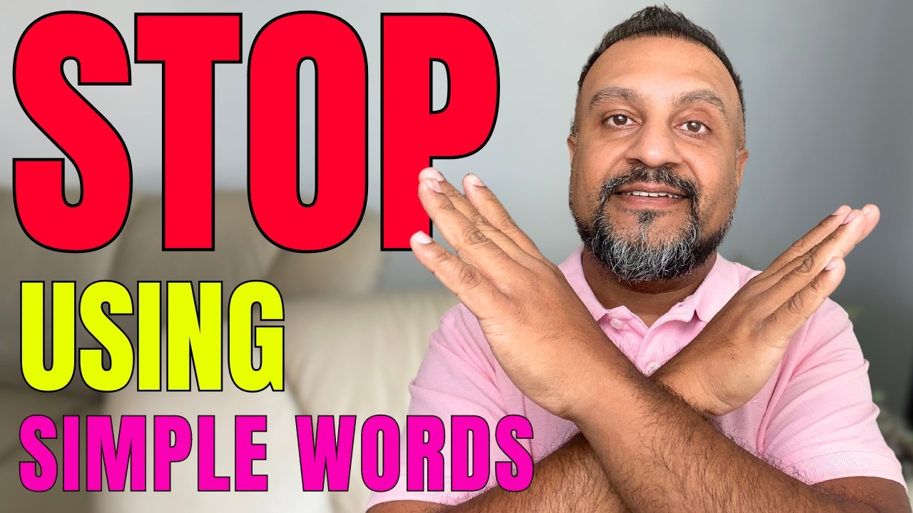 Level Up Your English Vocabulary (Stop Using Simple Words) - YouTube