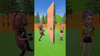 Mira VS Rumi Kpop demon hunters versions #familyfun #scaryteacher #funnyshorts #kpopdemonhunters