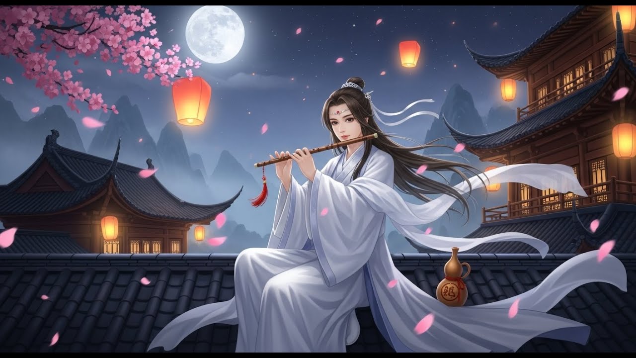 🍃Bamboo Flute & Guzheng Sleep Music, Calm Anxiety, Deep Relaxation ...