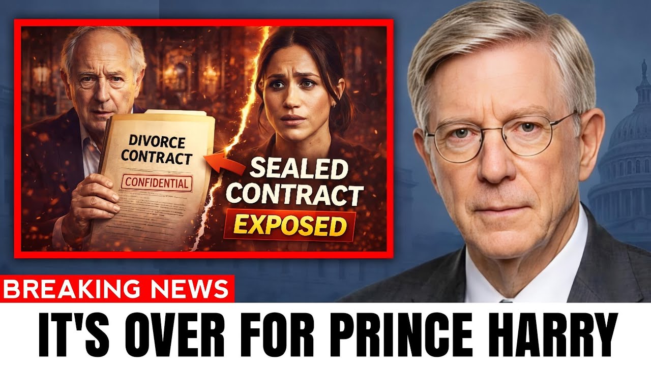 JUST NOW: Tom Bower Expose Meghans Sealed Divorce Contract, Palace Scramble As Harry Future COLLAPSE