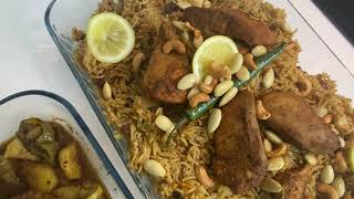 طبخ كبسة الدجاج مع الرز أطيب وصفة | Chicken And Rice Kabsa (Best Easy Recipe!)