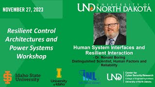 Human System Interfaces and Resilient Interaction
