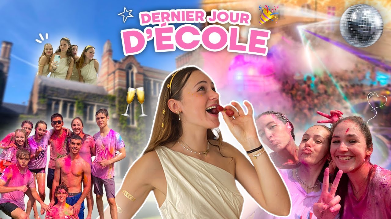 Mon DERNIER JOUR AU LYCÉE + ma réaction au Bulletin scolaire