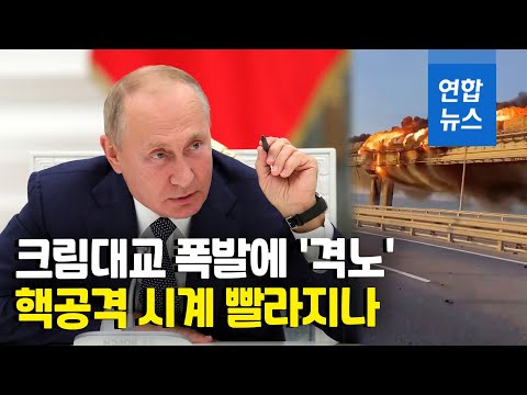 <strong>푸틴</strong> &amp;quot;크림대교 폭발은 우크라 <strong>테러</strong>&amp;quot;…&amp;#39;핵 공격&amp;#39; 시계 빨라지나 / 연합뉴스 (Yonhapnews)