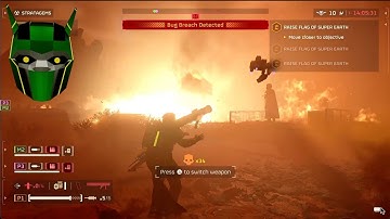 Hell Divers 2 - Expendable Napalm launcher is my new favourite toy.